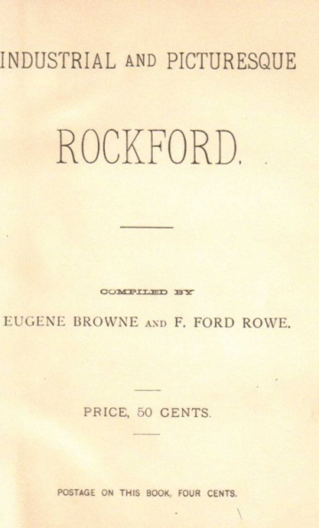 Rockford history  ca   1891